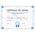 Certificat Botez, Model2